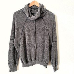 Prana Auberon Grey Cowl Neck Pullover 